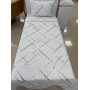 ETEHOMETEX Pamuklu Kapitoneli Yatak Örtüsü Seti TEK KİŞİLİK YANSIMA BEJ 8696474232106